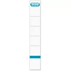 Elba self-adhesive spine labels 19 x 3.4 cm white pack of 10