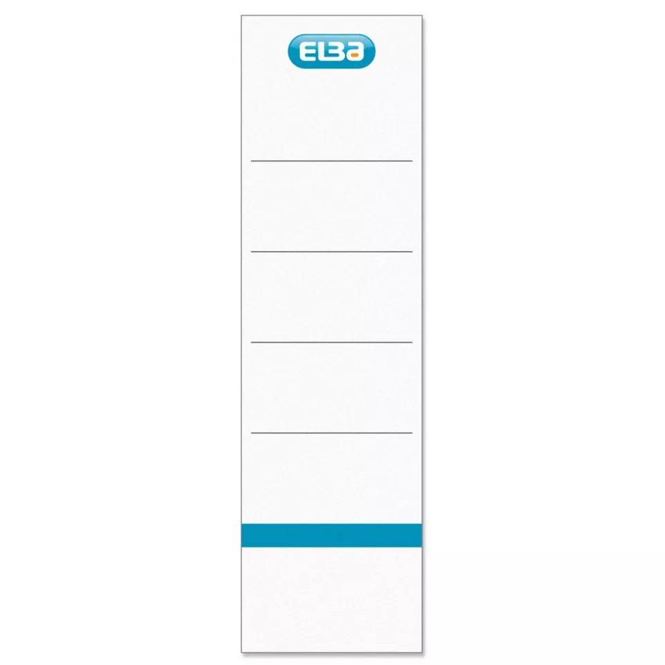 Elba Spine Labels, 19x5.9 cm, White,...
