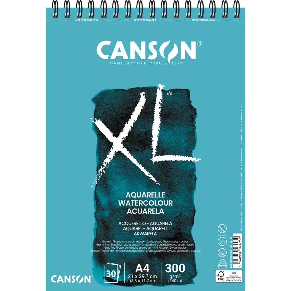 Canson schetsboek XL Aquarelle,...