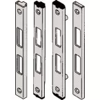U-shaped Adjustable Zinc Strike Plate with Round Bolt and Hook for PVC USB 3625-233V/31 for Deceuninck Zendow
