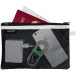 Leitz WOW Pochette, L, 2 compartiments, noir