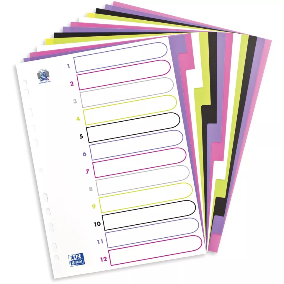 OXFORD MyColour tabbladen, formaat...