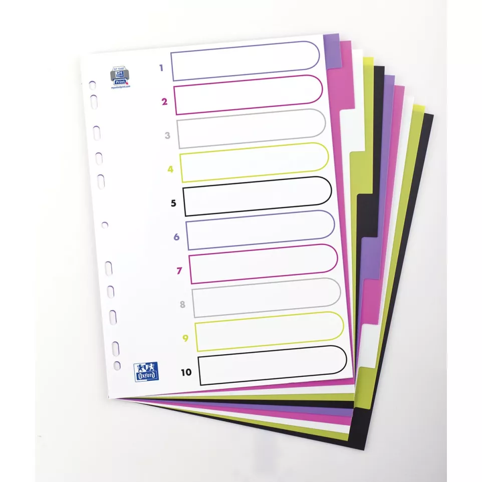 OXFORD MyColour tabbladen, formaat...