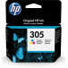 HP inktcartridge 305, 100 pagina's, OEM 3YM60AE, 3 kleuren