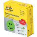 Avery Color-Coding Dots, 19mm Diameter, Roll of 250 Smiley Face Stickers, Green
