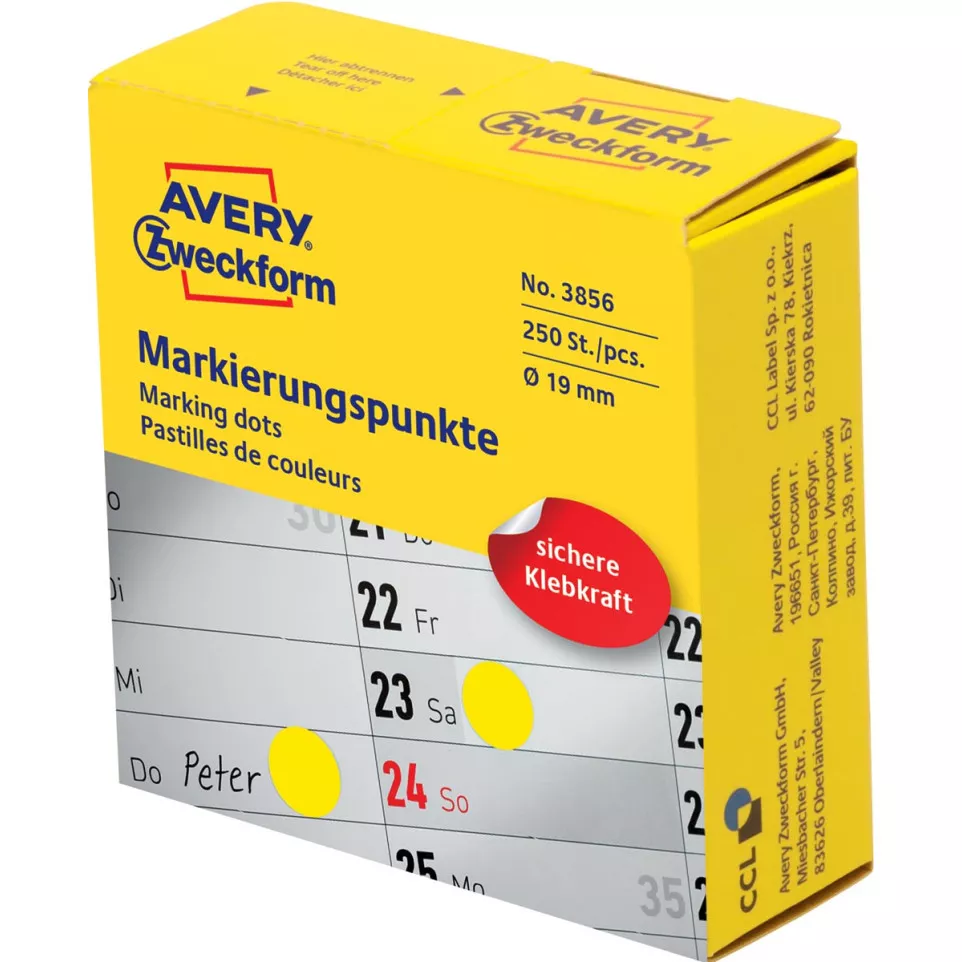Avery marking dots, diameter 19 mm,...