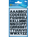 Avery Etiketten, letters A-Z, 2 blad, zwart, waterbestendige folie