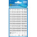 Avery Etiquettes chiffres et lettres 1-100, 2 feuilles, noir sur blanc
