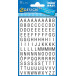 Avery Dennison Numbers and Letters Labels A-Z, 120 Pieces, Black on White