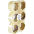 Scotch verpakkingsplakband Classic ft 50 mm x 66 m, transparant, pak van 6 rollen