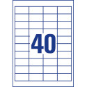 Avery Zweckform 3657 Universal Labels Ultragrip White 100 Sheets 48.5 x 25.4 mm