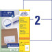 Avery Zweckform 3655-2 Universal Labels Ultragrip White 200 Sheets 210 x 148 mm