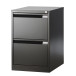 Bisley classeur dossiers, ft 71,1 x 47 x 62,2 cm (h x l x p), 2 tiroirs, noir