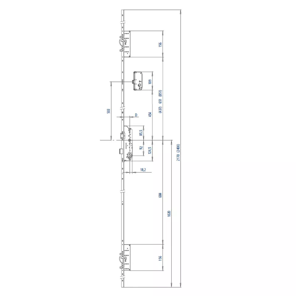 Multisafe 855GL type 11 cilinderslot...