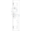 Multisafe 855GL type 3 cilinderslot met haken F24/35/92/8 2400 lang / pce
