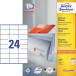 Avery Zweckform 3475 Universal Labels Ultragrip White 100 Sheets 70 x 36 mm