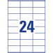 Avery Zweckform 3475 Universal Labels Ultragrip White 200 Sheets 70 x 36 mm