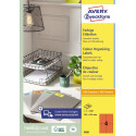 Avery gekleurde universele etiketten ft 105 x 148 mm (b x h), 400 stuks, rood