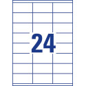 Avery Zweckform 3422, étiquettes universelles, Ultragrip, blanc, 100 feuilles, 70 x 35 mm