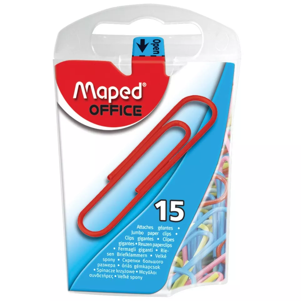 Maped paper clips box of 15 pieces