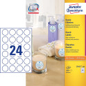 Avery Zweckform L3415-100 ronde etiketten, diameter 40 mm, 2400 etiketten, wit
