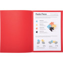 Exacompta chemise de classement Super 180, pour ft A4, paquet de 100 pièces, rouge