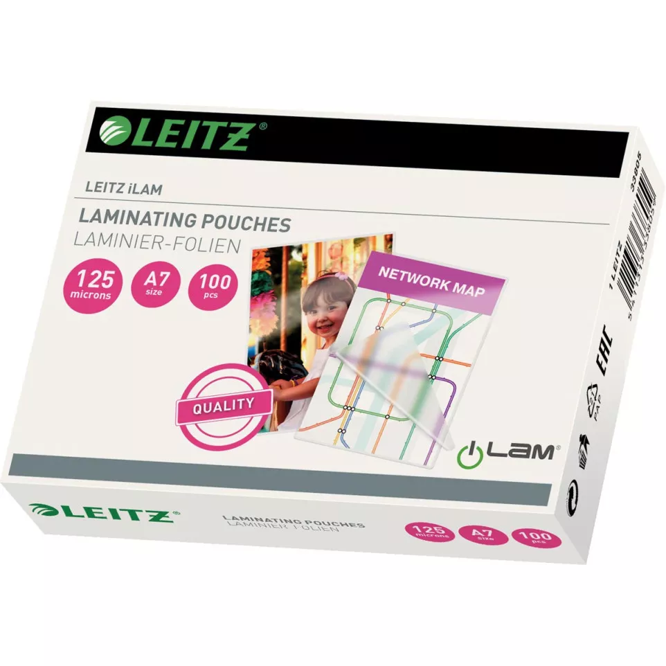 Leitz Ilam Laminating Pouches A7 250...