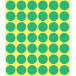 Avery Dennison Round Labels 18 mm Diameter Green Pack of 1,056