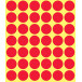 Avery Ronde etiketten diameter 18 mm, rood, 1.056 stuks