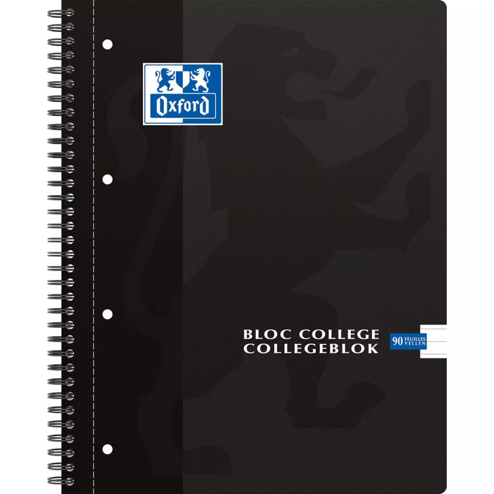 Oxford School collegeblok, ft A4, 180...
