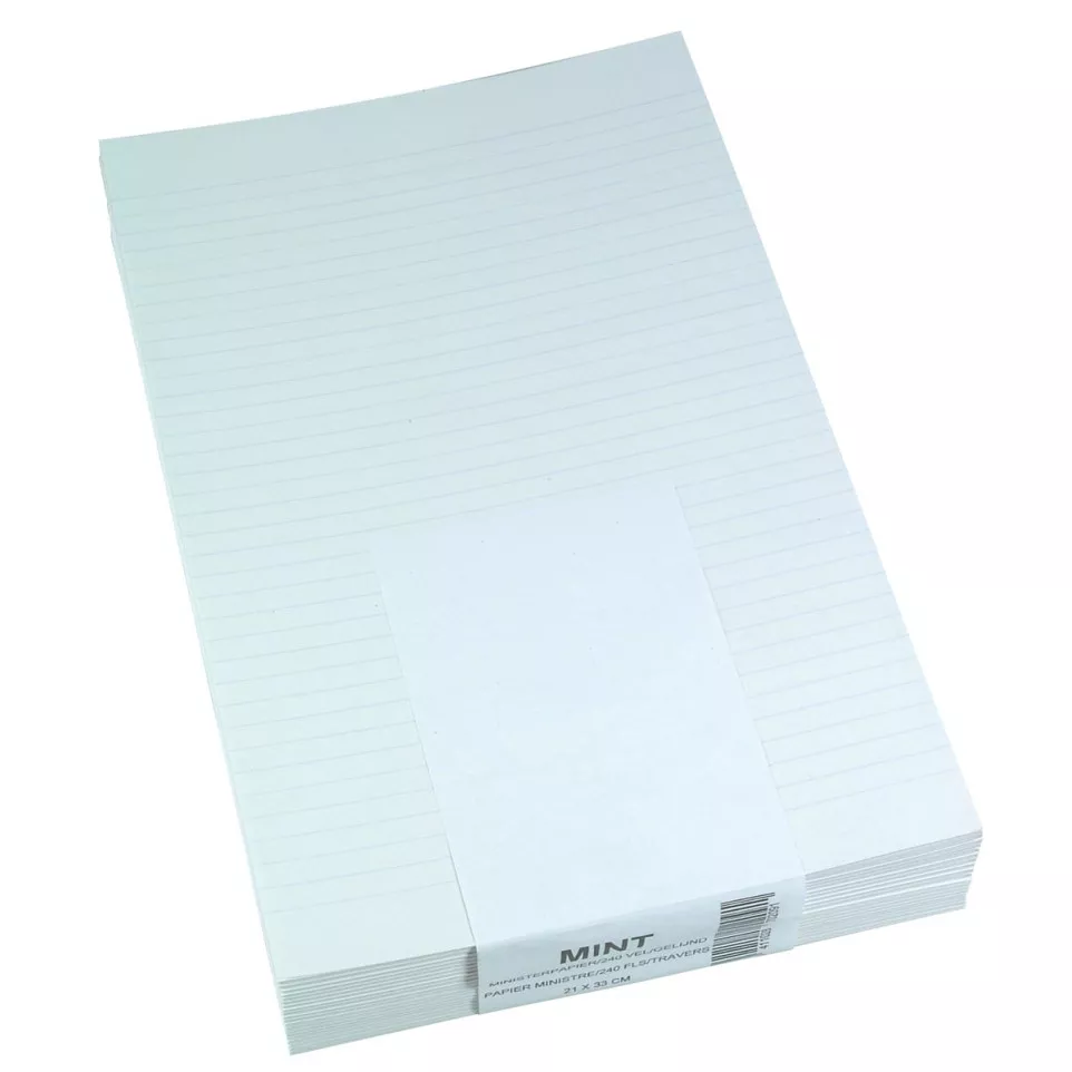 Ruled Minister Paper