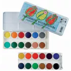 Talens aquarelle, boîte de 24 godets
