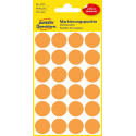 Avery Etiquettes ronds diamètre 18 mm, orange clair, 96 pièces