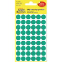Avery Etiquettes ronds diamètre 12 mm, vert, 270 pièces