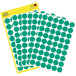 Avery Etiquettes ronds diamètre 12 mm, vert, 270 pièces