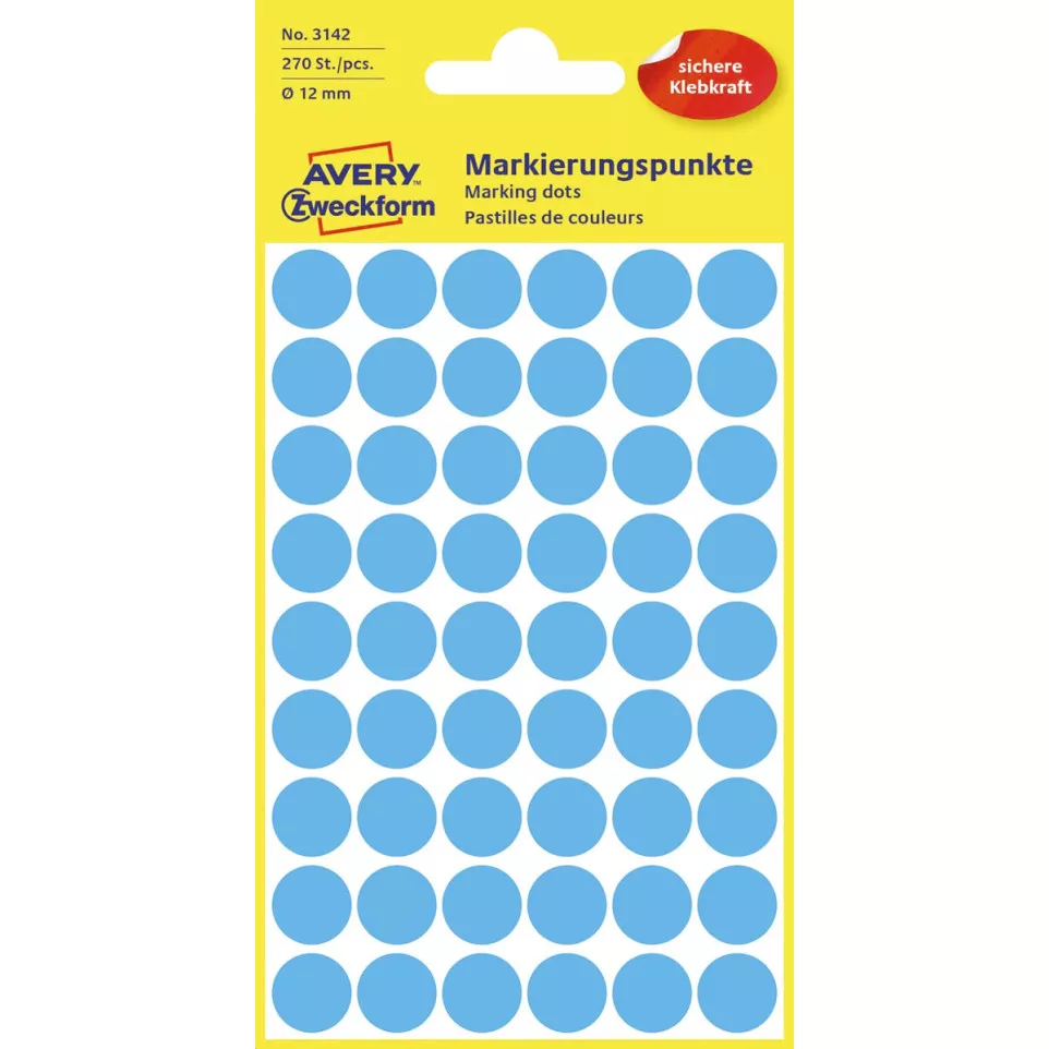 Avery Dennison Round Labels 12 mm...