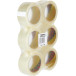 Scotch geluidsarme verpakkingstape, ft 50 mm x 66 m, transparant, pak van 6 rollen