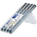 Staedtler fineliner Pigment Liner opstelbare box met 4 stuks (0,1 - 0,3 - 0,5 en 0,7 mm)