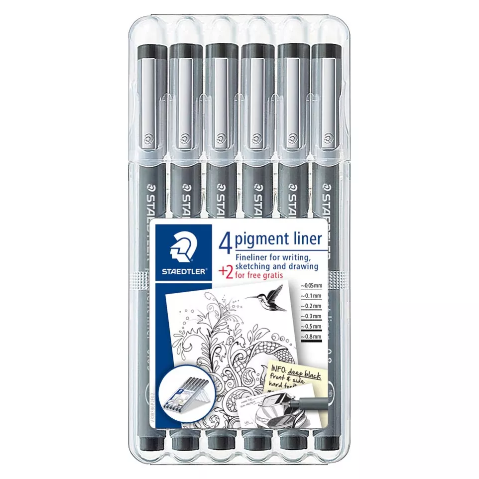 Staedtler pigment liner fineliner,...
