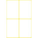 Avery Etiquettes blanches ft 54 x 35 mm (l x h), 24 pièces