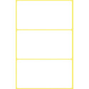 Avery Dennison White Labels 76 x 39 mm Pack of 18