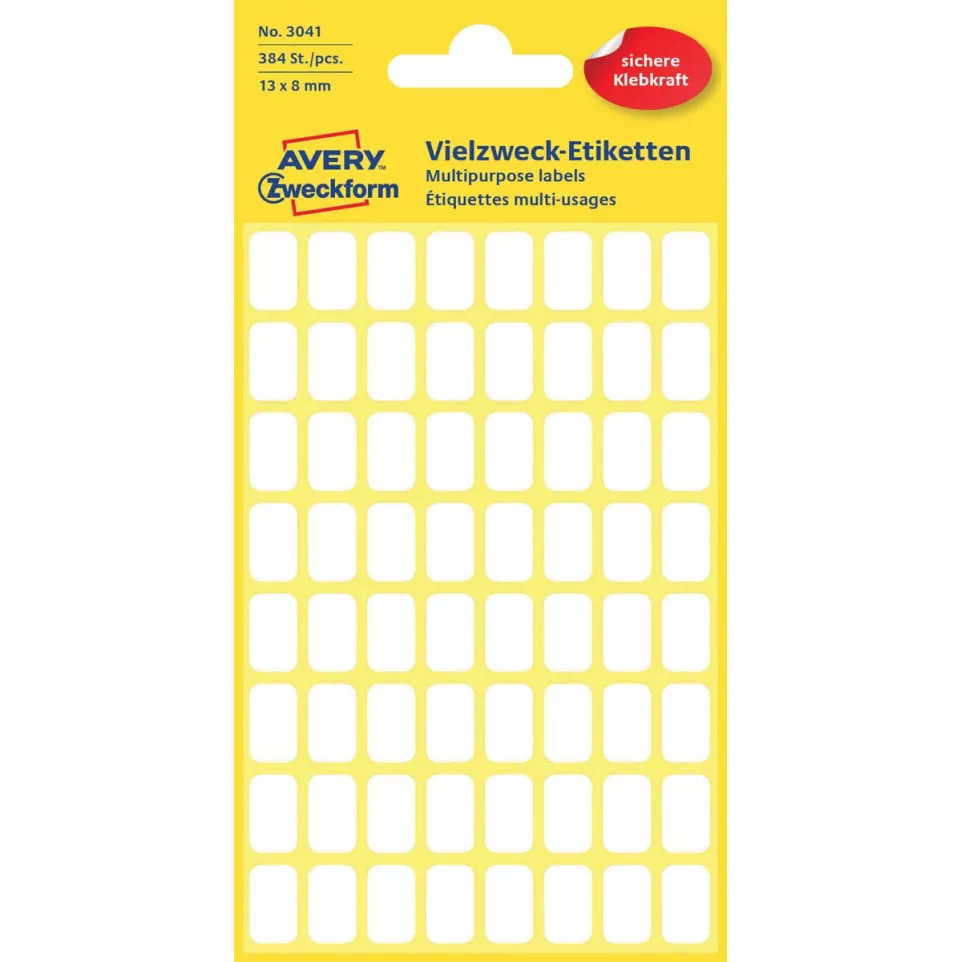 Avery Etiquettes blanches ft 13 x 8...