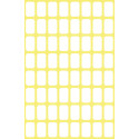 Avery Etiquettes blanches ft 13 x 8 mm (l x h), 384 pièces