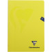 Clairefontaine schrift mimesys voor ft A4, 80 bladzijden, kaft in PP, geruit 4 x 8, geassorteerde kleuren