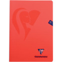 Clairefontaine schrift mimesys voor ft A4, 80 bladzijden, kaft in PP, gelijnd, geassorteerde kleuren