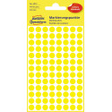 Avery Round Labels 8 mm Diameter Yellow Pack of 416