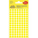 Avery Ronde etiketten diameter 8 mm, geel, 416 stuks