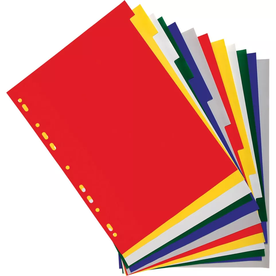 Exacompta A4 Polypropylene Dividers...