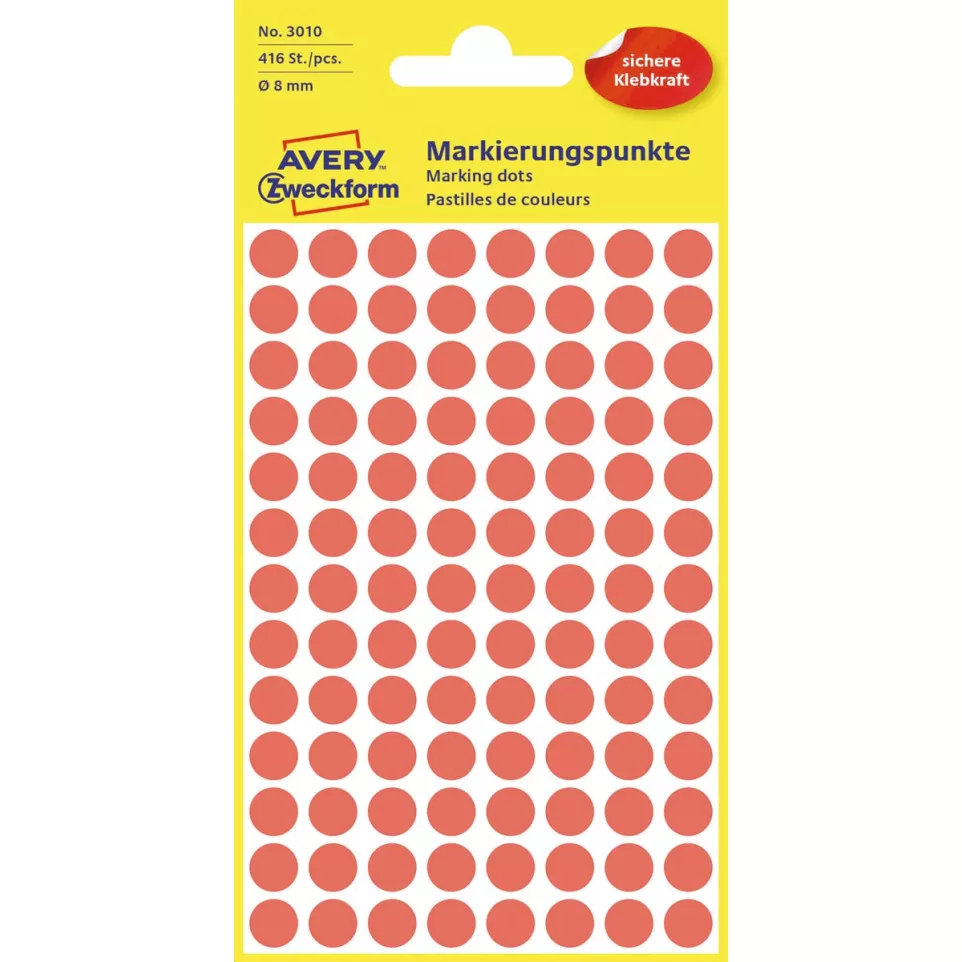 Avery Dennison Round Labels 8 mm...