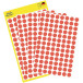 Avery Dennison Round Labels 8 mm Diameter Red Pack of 416